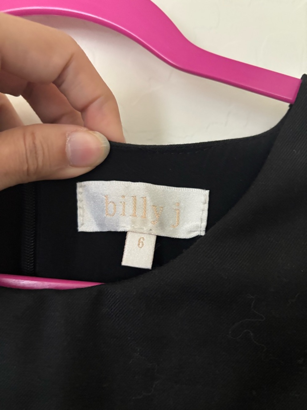 Billy J Size 2 Black Contrast Pleated Hem Mini Dress - Picture 6 of 9